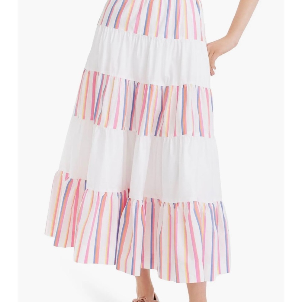 J. Crew French Creek Mixy  Striped skirt, new without tags,XL size